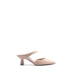 Nine West Larla 5FX Bej Kadın Topuklu Terlik