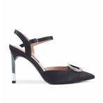 Nine West Maever2 3PR Siyah Kadın Topuklu Sandalet