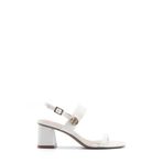 Nine West Nacedia 5FX Beyaz Kadın Dolgu Topuk Sandalet