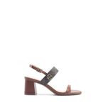 Nine West Nacedıa 5fx Kahverengi Kadın Topuklu Sandalet