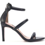 Nine West Nıte 3FX Siyah Kadın Topuklu Sandalet