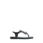 Nine West Oriel 5FX Siyah Kadın Düz Sandalet