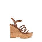 Nine West Renest 3 3FX Kahverengi Kadın Dolgu Topuk Sandalet