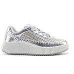 Nine West Sampina 5FX Klasik Gümüş Kadın Sneaker
