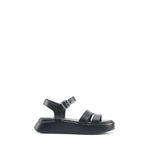 Nine West Velart 5FX Siyah Kadın Dolgu Topuk Sandalet