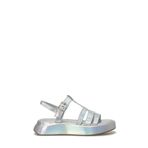 Nine West Welna3 4FX Gümüş Kalın Taban Kadın Sandalet