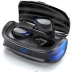 Ninglongrankai TWS-T8MAX Bluetooth Kulaklık Üst Düzey Ses Kalitesi Kablosuz Rekabetçi Oyun Binaural Kulak Içi Özel Model (Yurt Dışından) - Siyah