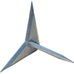 Ningvong 10 adet / lot Profesyonel Üçgen lastik Sivri uçlu lastik Çivi Hırsızlığa Karşı Araba Güvenlik Acil Durum Arabası KYY9010-2,5 CM