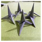 Ningvong Üçgen Çelik Çiviler, araba Lastikleri aşınmaya dayanıklı, lastik Fren Çivileri, 2,5-4,5 cm, 10 Paket-4,5 cm * 10