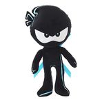 NINJA KIDZ TV Peluş Buddy – Bryton | 12 inç Figür | Çıkarılabilir İmza Oyuncak Katana | Koleksiyon | Çocuklar için Harika Hediye ve Eğlenceli Oyuncak