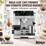 Ninja Luxe Cafe Premier Gümüş Yarı Otomatik Espresso Makinesi
