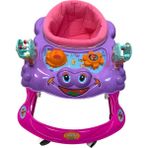 Ninja Modeli 7 Ayak Mor Pembe Bebek Yürüteç Katlanabilir Plastik Malzeme ile 6-18 Ay İçin