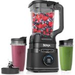 Ninja Power Blender Pro + Personal Single-Serve, Blendsense Technology, For-Smoothies, Food And More, Compact Kitchen Countertop, 1800 P-Watts, 72 Oz. Sahaer, (2) 24 Oz. Cups, Black, TB301 - Siyah