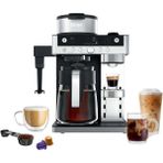 Ninja Prestige Dual Sistem Filtre ve Kapsül Kahve Makinesi, 19 Bar Basınçlı, Süt Köpürtücülü, Cam Karaflı, 1,8 L Su Tanklı - Gümüş