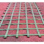 Ninja Savaşçı Eğitimi Çocuklar için Slackline Tırmanma Ağı ve Salıncak Seti Tırmanma Duvarı Halat Merdiven Kapalı Orman Spor Salonu Fiziksel Fitness Ekipmanları Yeşil