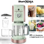 Ninja Tam Set Dondurma Frozen Makinesi - Slushi Frappe Frozen Yoğurt Mix-In Programlı Aile Boyu Ekstra Hazneli Profesyonel Çok Fonksiyonlu Cihaz - 30.5 x 21.4 x 42.4 cm