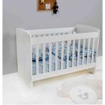 Ninna Mobilya Beşik 60-120 cm Asansörlü Sallanan - Beyaz