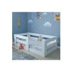 Ninnimo Çocuk Beyaz Mdf 70X130 Yatak Uyumlu Montessori Karyola