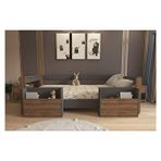 Ninnimo M1-42 Antrasit Ceviz Montessori 90X190 Yatak Uyumlu Karyola
