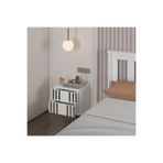 Ninnimo Mdf Beyaz Duvara Monte Komodin DMK1003