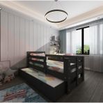 Ninnimo Newmod Icon Yavrulu Karyola NM-Q4004-4 - 90 x 190 cm - Antrasit