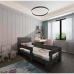 Ninnimo Stockholm Karyola Q4000-4 - 90 x 190 cm - Antrasit