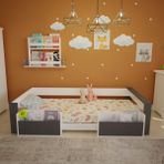 Ninnimo Vega Montessori Suntalam Karyola M1-14 - 90 x 190 cm - Antrasit