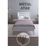 Ninnimo Yeni Still 90X190 Yatak Uyumlu Mdf Beyaz Tek Kişilik Karyola