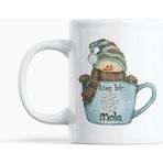 Nino Store Kısa Bir Mola Yazılı Fincandaki Kardan Adam Yılbaşı, Christmas Hediyelik Baskılı Kupa Bardak - 300 ml - Beyaz