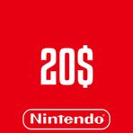 Nintendo 20 USD Hediye Kartı