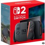 Nintendo Switch 2 Konsol Mavi - Kırmızı Yüksek Performanslı Oyun Deneyimi 256 GB Depolama - Siyah