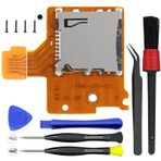 Nintendo Switch HAC-SD-01 için 1 Paket Micro SD Kart Okuyucu Değiştirme, TF SD Hafıza Kartı Yuvası Soket Okuyucu Kartı Tamir Kiti NS Konsolu için Yedek (11 adet)