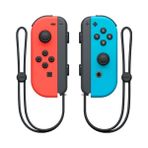 Nintendo Switch Joy-Con Controller 2'li Gamepad Neon Kırmızı ve Mavi Renkli Özel Tasarım - Kırmızı - Mavi