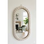 Niobehome 30x60 Rattan Bambu Bohem Ayna