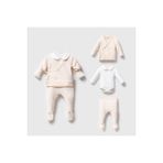 Nipperland Kız Bebek Kruvaze Body-Ceket-Pantolon Takım