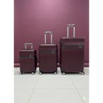 Nippon Valiz 3'lü Set - Bordo-BR406