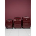 Nippon Valiz 3'lü Set - Bordo