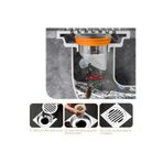 Nirnisa 3.2x4.5 cm Koku Giderici Lavabo Tıkacı Banyo Küvet Süzgeci Gider Tıkanma Önleyici Çekvalfli Adaptör