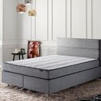 Niron 100x200 cm Silver Tek Kişilik Yatak Takımı Yatak Baza Başlık Seti