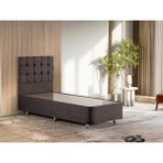 Niron Rama Füme Baza Ve Başlık Seti, Tek Kişilik 120x200 cm Baza Ve Başlık Takımı - 120 x 200 cm