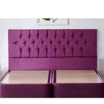 Niron Violet 140 cm Mor Yatak Başlığı