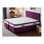 Niron Violet Yatak Seti 150x200 cm Çift Kişilik Yatak Baza Başlık Takımı