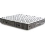 Niron Yatak Hades Yatak 200X200 cm Çift Kişilik 30 cm Kalınlığında Paket Yaylı Lüks Yatak Orta Sert Gri Kumaş - 200 x 200 cm - Antrasit