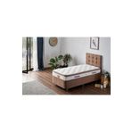 Niron Yatak Latte 80x180 cm Tek Kişilik Baza Başlık Seti
