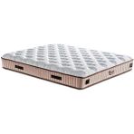 Niron Yatak Line Visco Yatak 150 x 200 cm Çift Kişilik 28 cm Visco Süngerli Yaylı Lüks Yatak Orta Sert Krem Kumaş - 150 × 200 cm