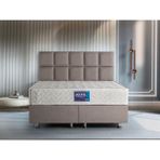 Niron Yatak Niron Blue Pocket Çift Kişilik Lüks Full Ortopedik Paket Yaylı Orta Sert Yatak 180X200 cm - 180 x 200 cm