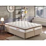 Niron Yatak Queen Pedli Lüks Tam Ergonomik Orta Sert 160x200 cm Yatak