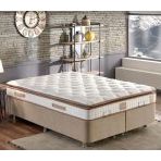 Niron Yatak Queen Tam Ergonomik Pedli Lüks Orta Sert Çift Kişilik 140x190 cm Yatak