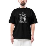 Nirvana Group Oversize Siyah Tişört - XL