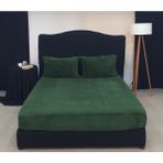 Nirvana Home Welsoft Lastikli Çarşaf Seti - Battal Boy Haki Renk - 180 x 200